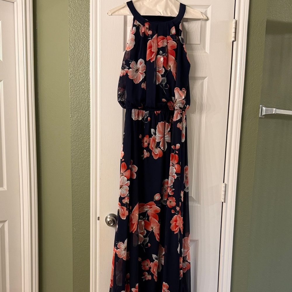 Robbie Bee Signature Navy Dress